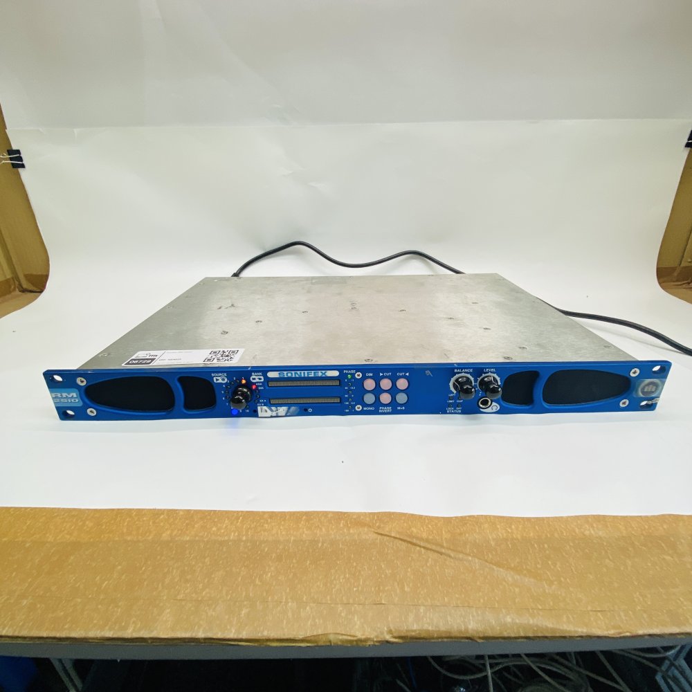 Sonifex RM-2S10 Reference Monitor 1U Rack Broadcast Audio Meter & Speakers