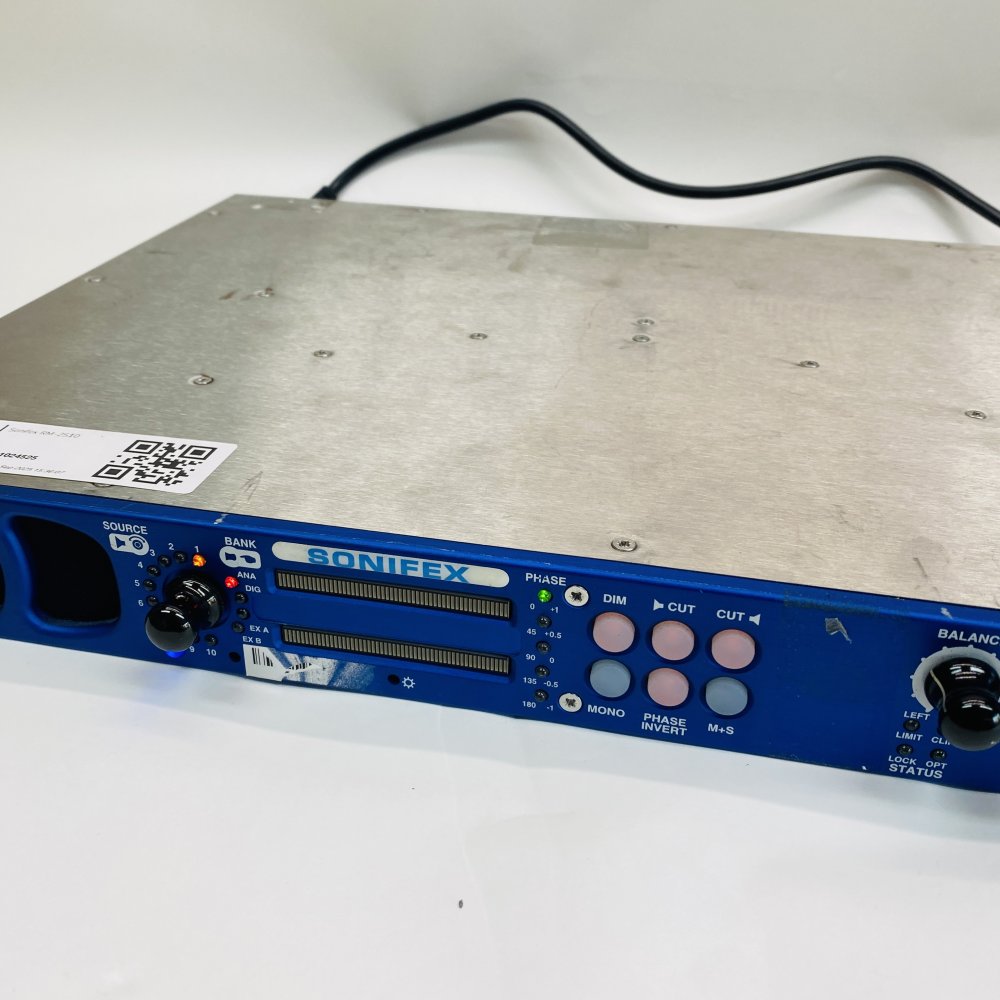 Sonifex RM-2S10 Reference Monitor 1U Rack Broadcast Audio Meter & Speakers