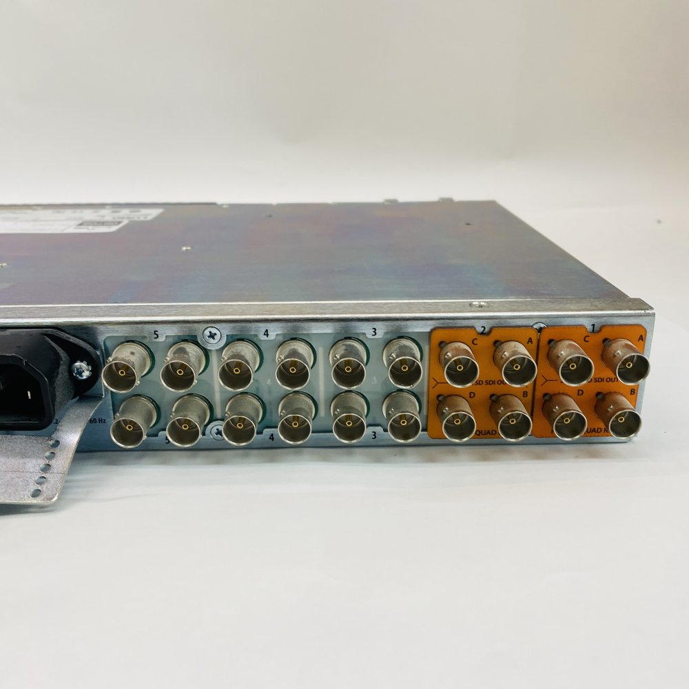 Grass Valley LUMO-BNC 1RU Redundant Power Broadcast Frame Compact Durable