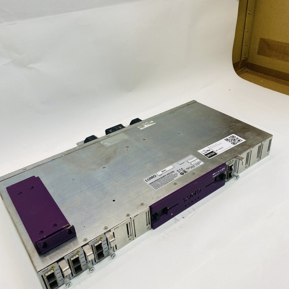Miranda LUMO-BNC Frame + FIO-911 Quad TX/RX Cards Broadcast Video Fibre Unit