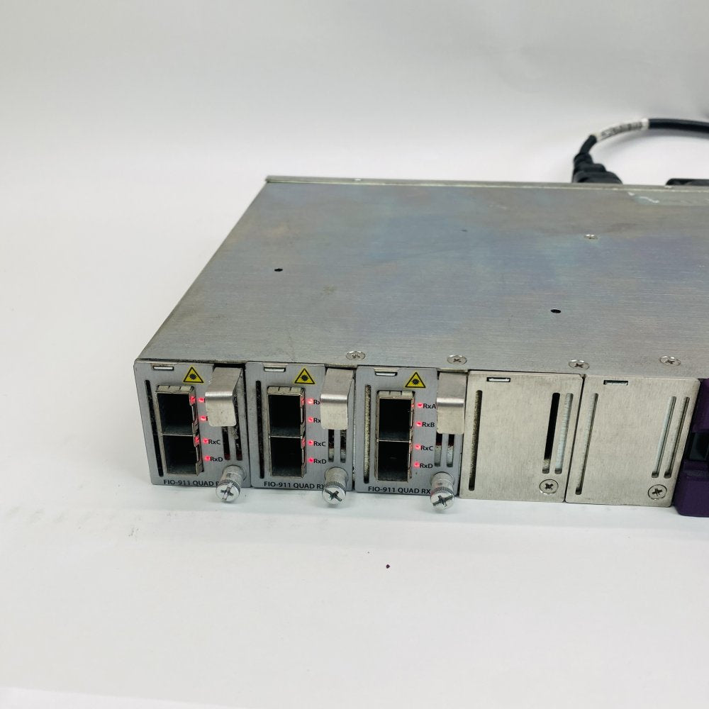Miranda LUMO-BNC Frame + FIO-911 Quad TX/RX Cards Broadcast Video Fibre Unit