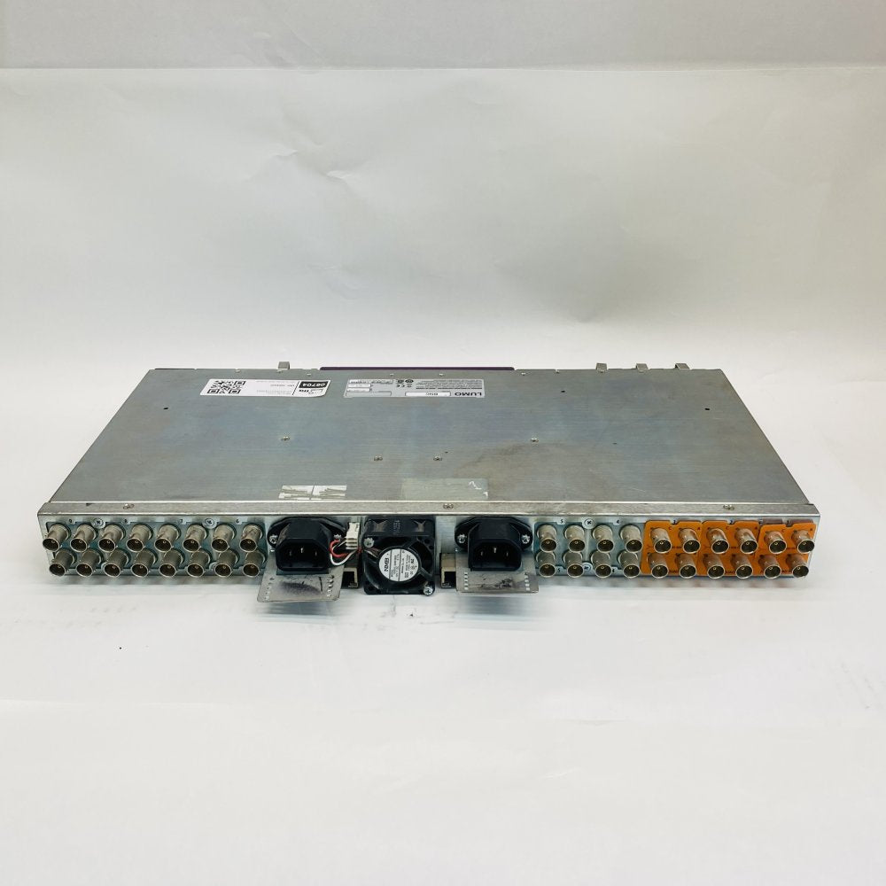 Miranda LUMO-BNC Frame + FIO-911 Quad TX/RX Cards Broadcast Video Fibre Unit