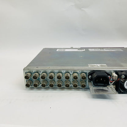 Miranda LUMO-BNC Frame + FIO-911 Quad TX/RX Cards Broadcast Video Fibre Unit