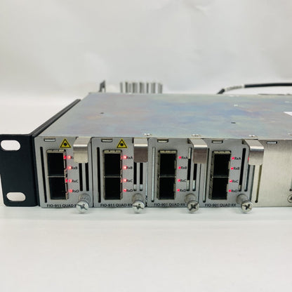 Grass Valley LUMO-BNC Frame + 4× FIO-911 Quad RX/TX Modules