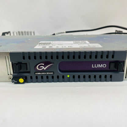 Grass Valley LUMO-BNC Frame + 4× FIO-911 Quad RX/TX Modules