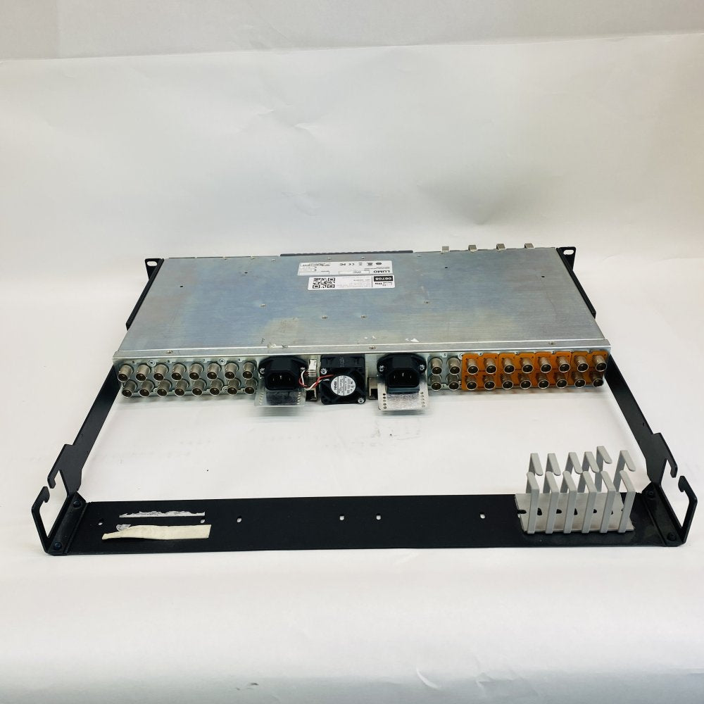 Grass Valley LUMO-BNC Frame + 4× FIO-911 Quad RX/TX Modules