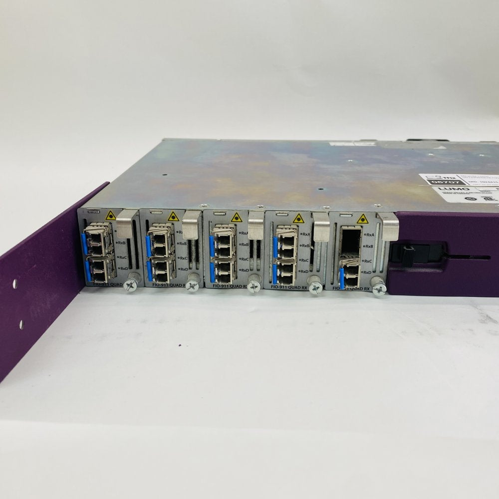 Miranda Grass Valley LUMO-BNC Rack Frame with 6 x FIO-911 Quad RX/TX Modules