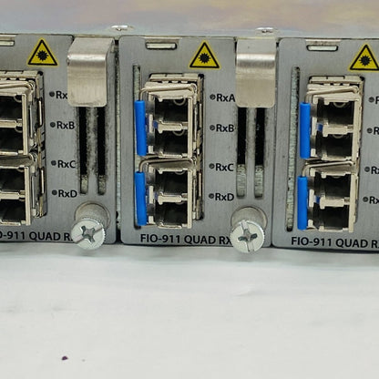 Miranda Grass Valley LUMO-BNC Rack Frame with 6 x FIO-911 Quad RX/TX Modules