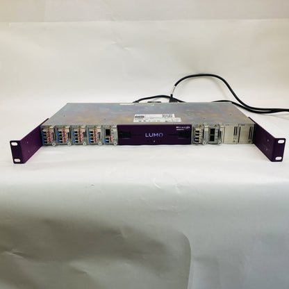 Miranda Grass Valley LUMO-BNC Rack Frame with 6 x FIO-911 Quad RX/TX Modules