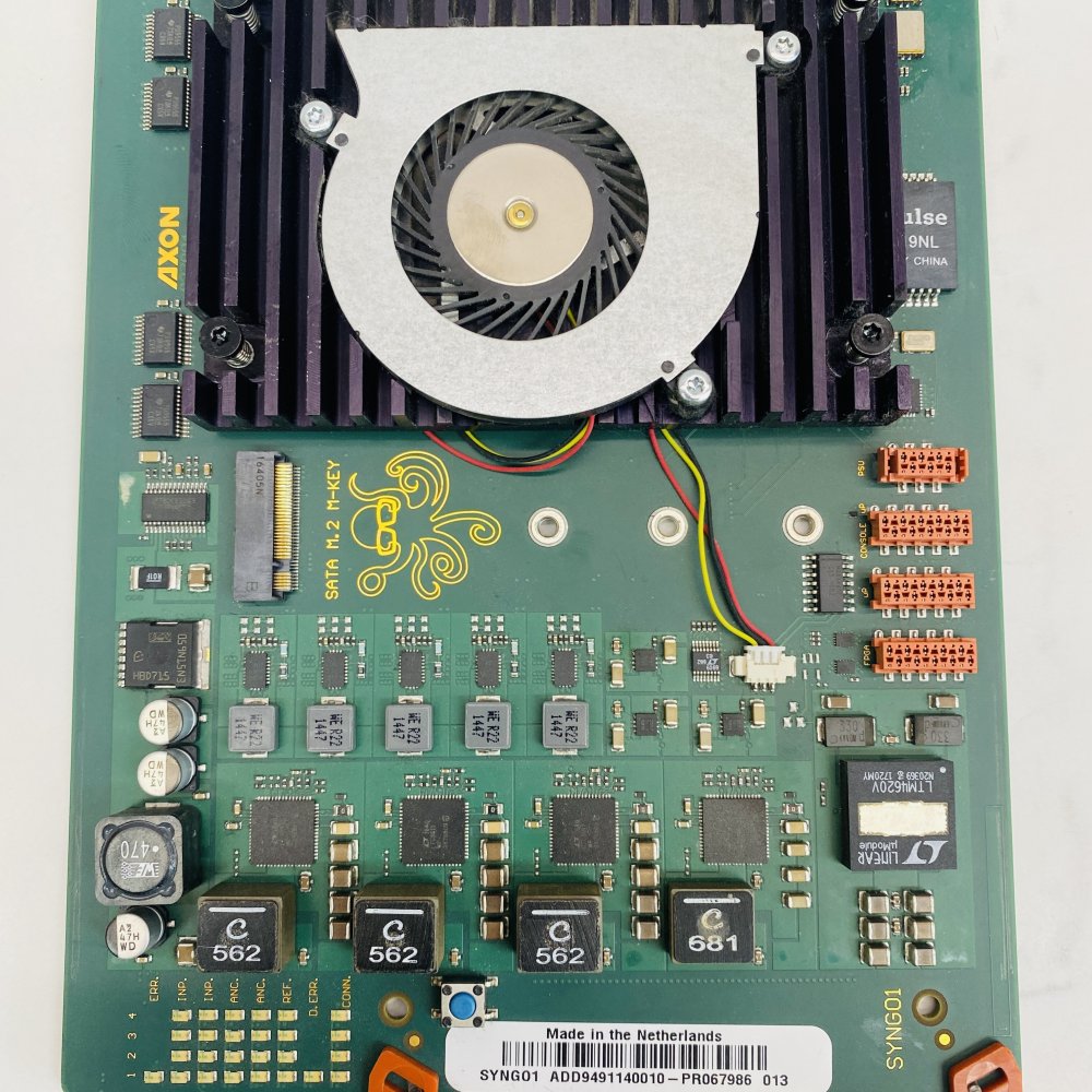 Axon Synapse MGG200 Multiviewer Board w/ Heatsink & Fan Module – Broadcast Card