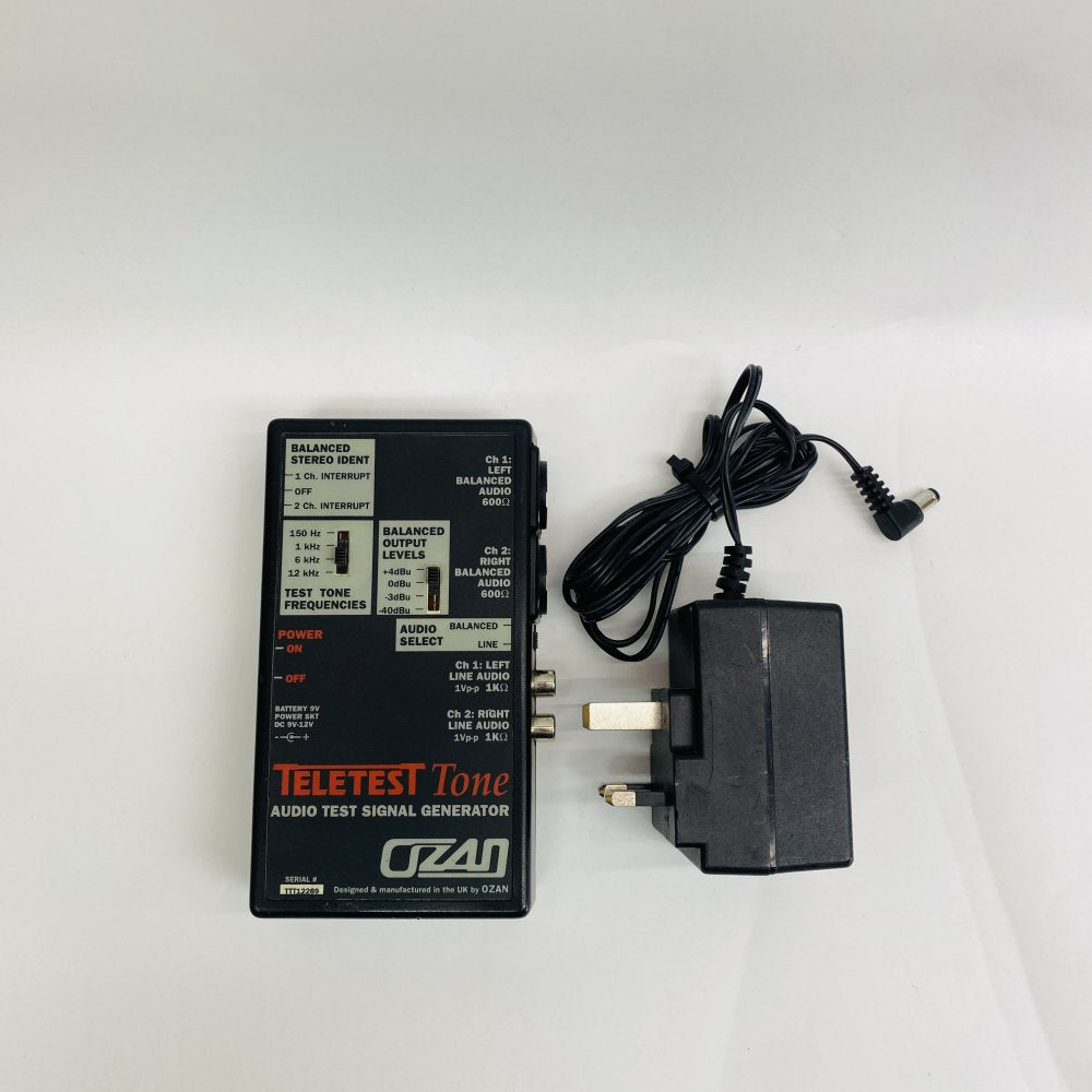 Professional Audio Test Signal Generator 1 kHz Balanced Line Ozan Teletest
