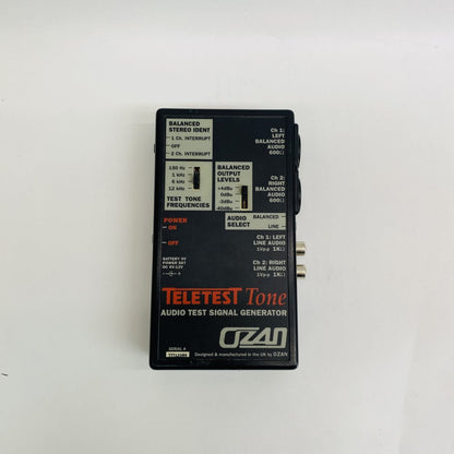 Professional Audio Test Signal Generator 1 kHz Balanced Line Ozan Teletest