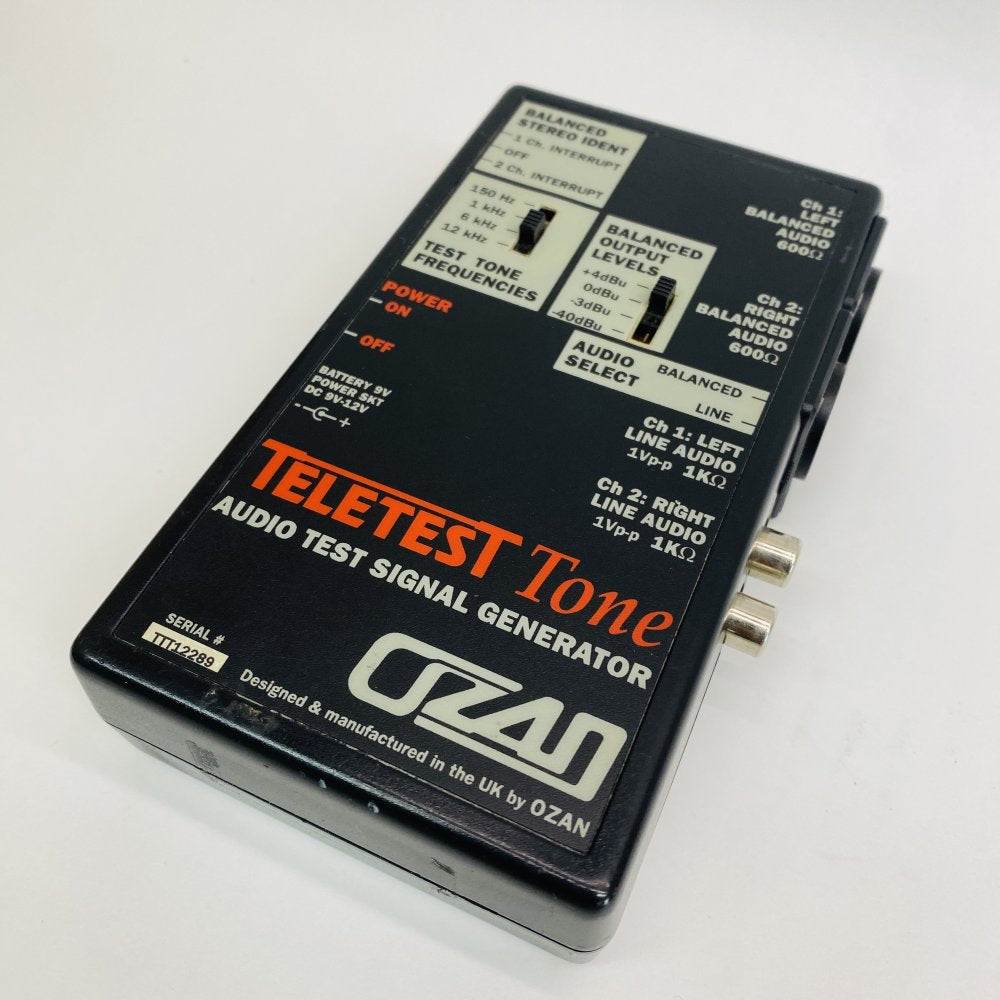 Professional Audio Test Signal Generator 1 kHz Balanced Line Ozan Teletest