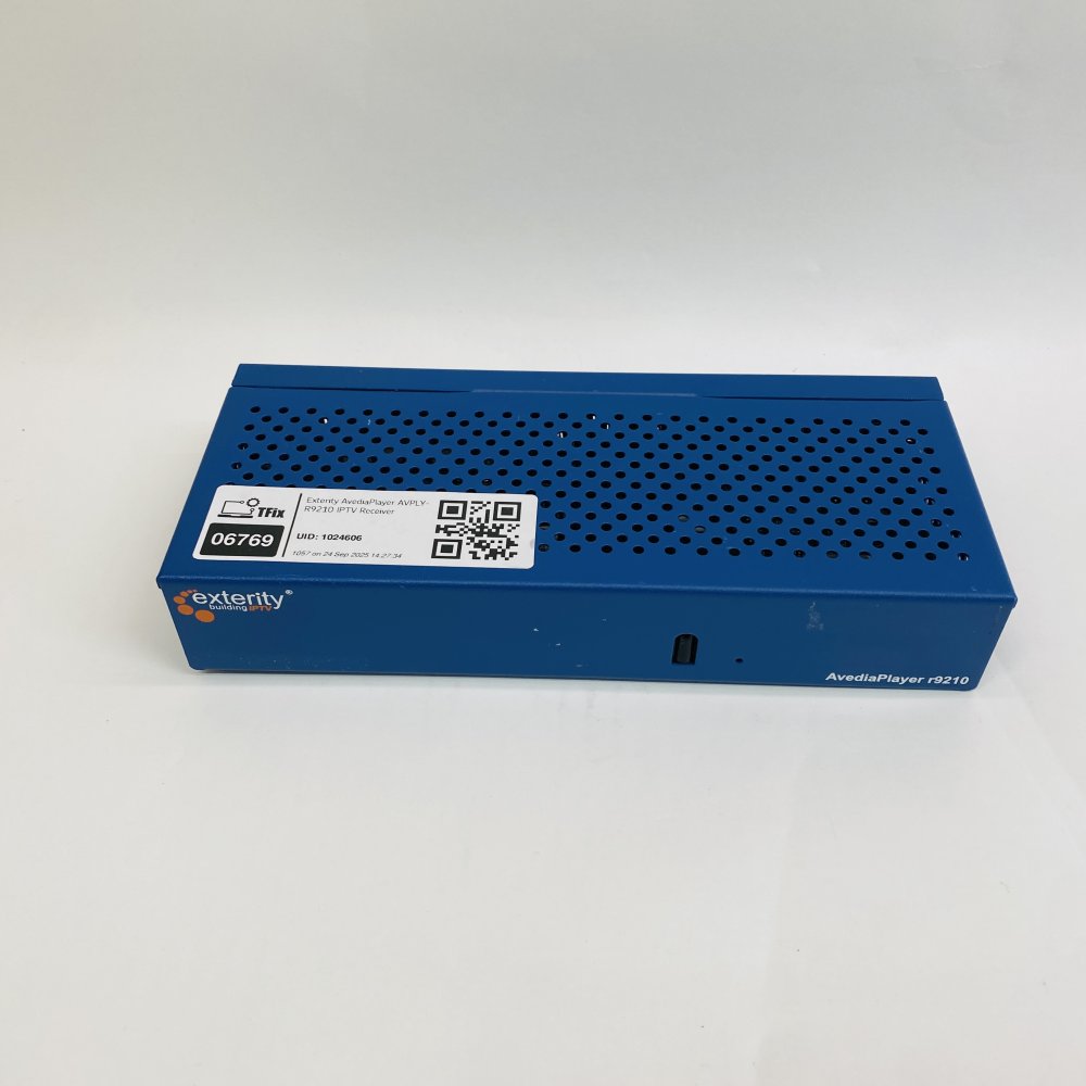 Exterity AvediaPlayer AVPLY-R9210 IPTV / PoE HDMI Receiver + PSU / Cables
