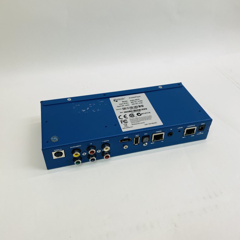 Exterity AVPLY-R9210 Compact 1080p PoE IPTV Receiver HDMI Streaming