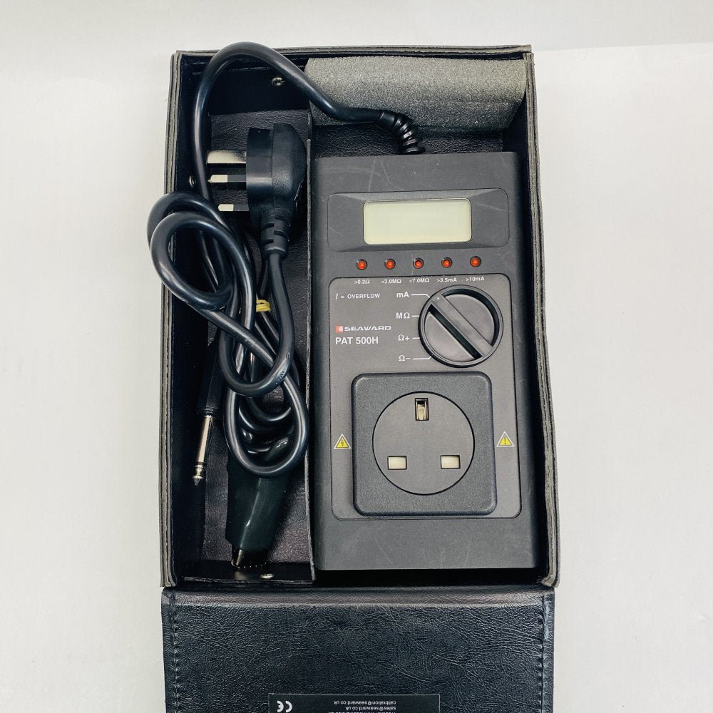 Seaward PAT 500H Portable Appliance Tester + Case + Leads (UK Plug)