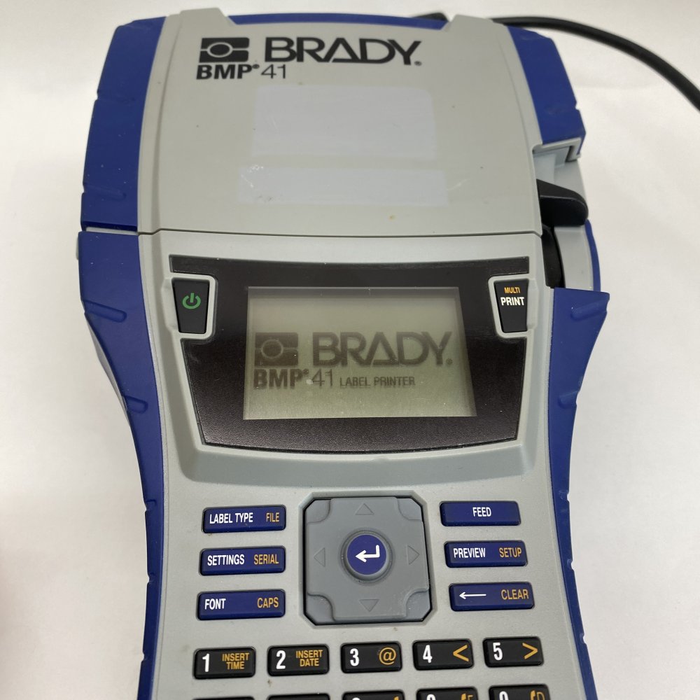 Industrial Handheld Thermal Label Printer Brady BMP41 High-Speed Battery