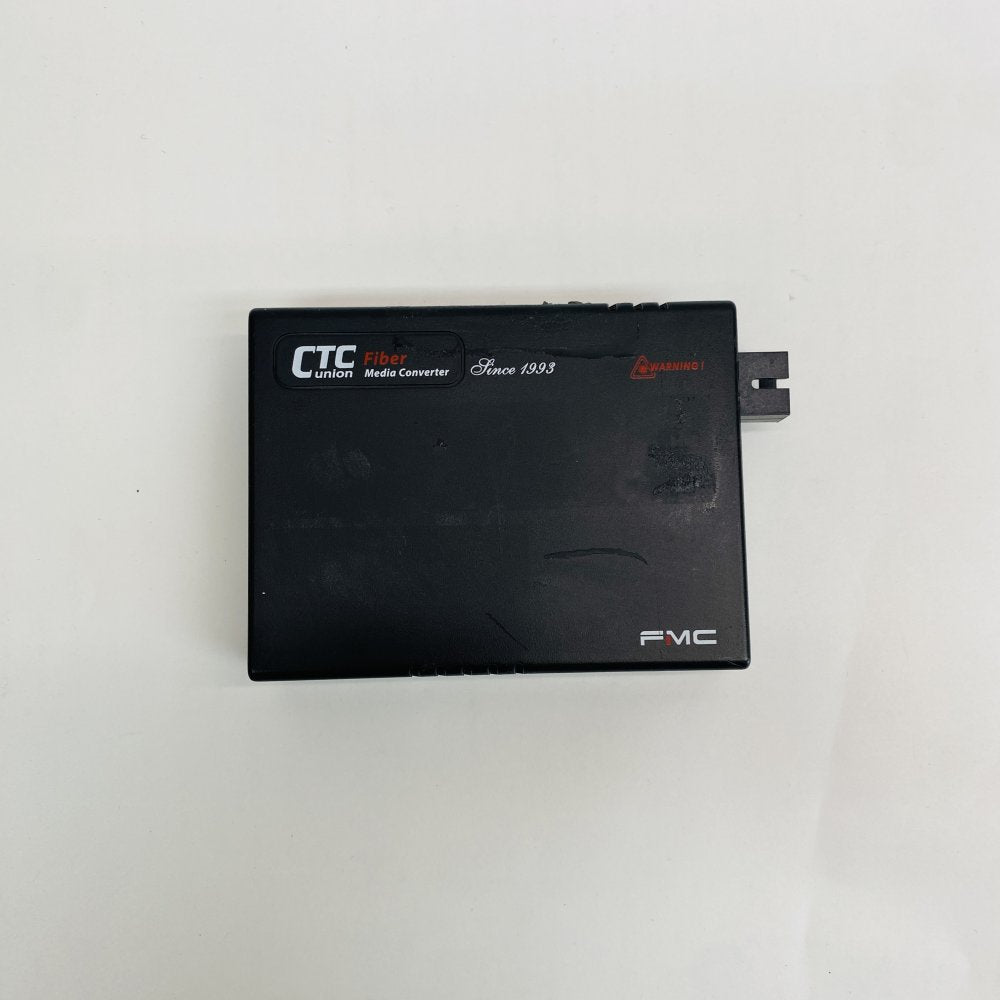 CTC Union FMC-10/100-SC20A 10/100 Mbps Fiber Converter Reliable 20km