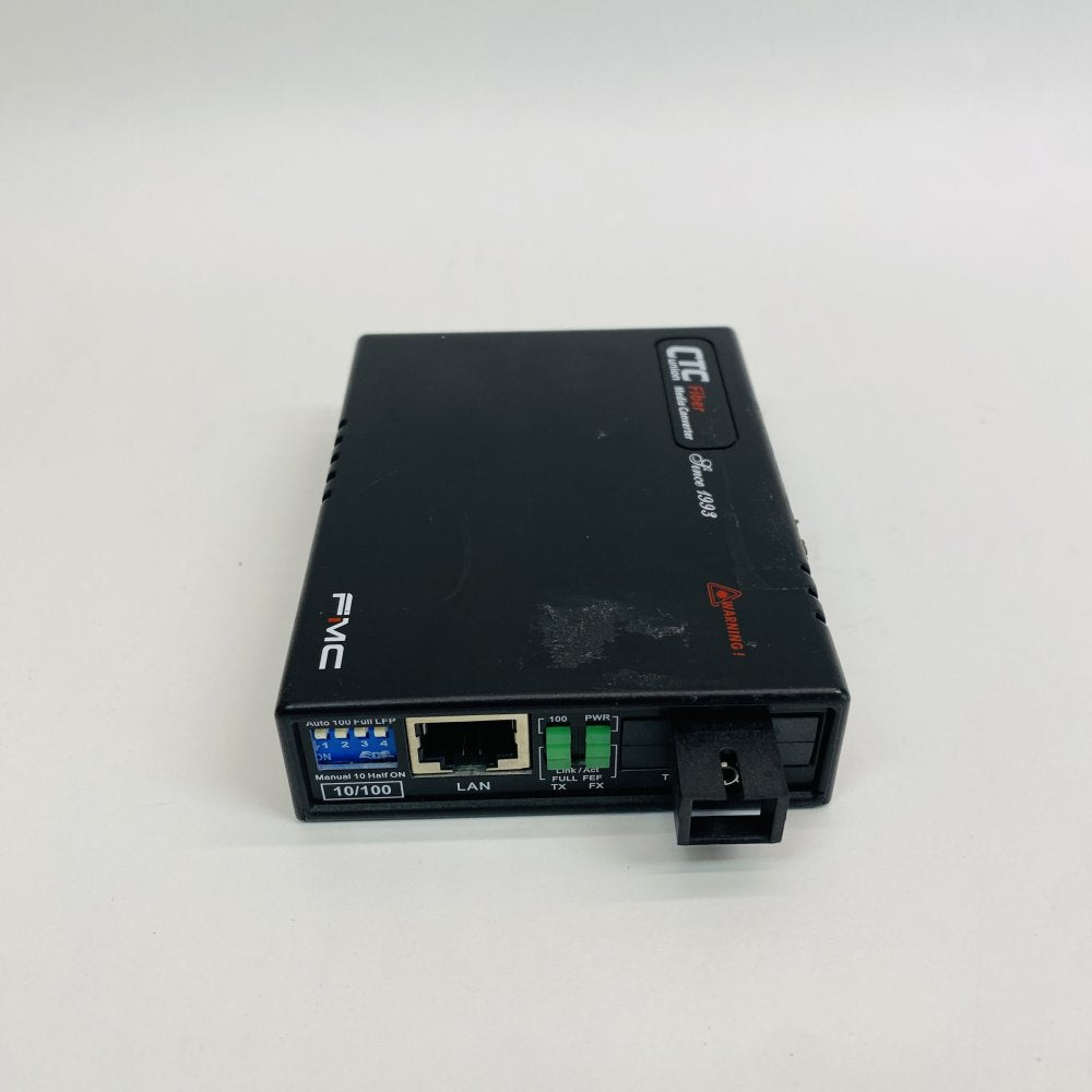 CTC Union FMC-10/100-SC20A Fast Ethernet Fiber Media Converter