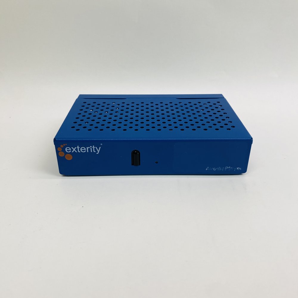 Exterity AVPLY-R9300 IPTV Receiver PoE HDMI TOSLINK USB Compact Black