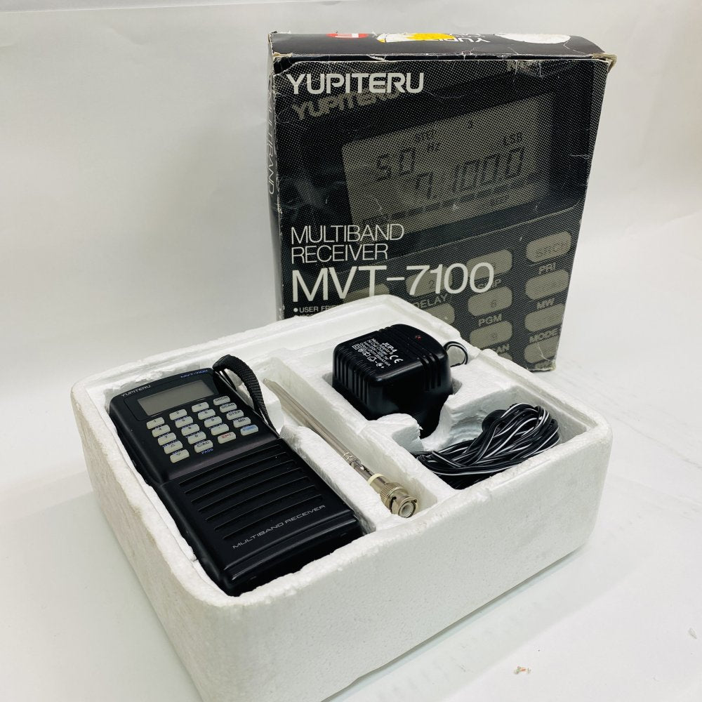 Yupiteru MVT-7100 Multiband Receiver + Antenna Charger & Box