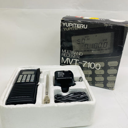 Yupiteru MVT-7100 Multiband Receiver + Antenna Charger & Box