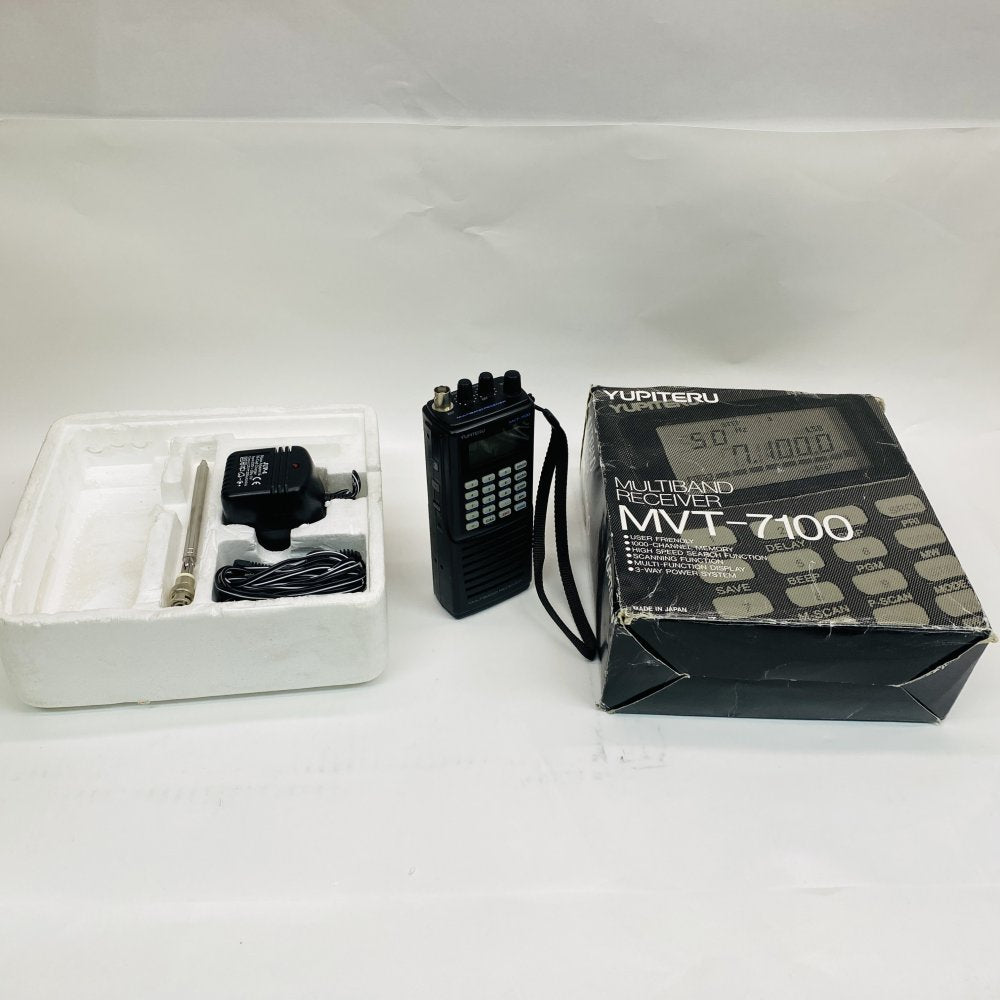 Yupiteru MVT-7100 Multiband Receiver + Antenna Charger & Box