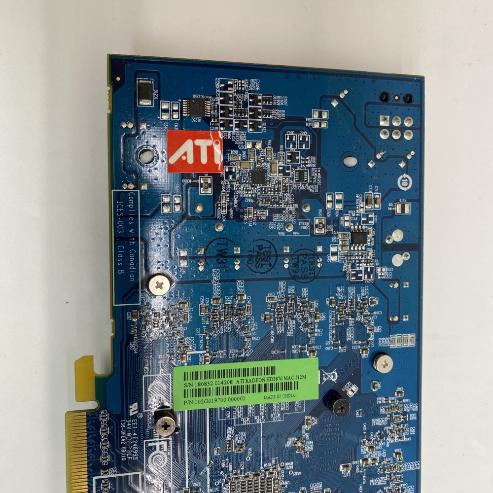 ATI Radeon HD3870 512MB PCIe DVI S-Video Graphics Card (Mac)