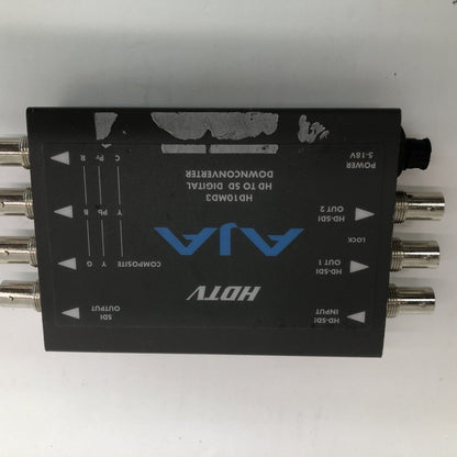 AJA HD10MD3 HD-SDI to SD Converter 12-bit Low Latency Broadcast Use