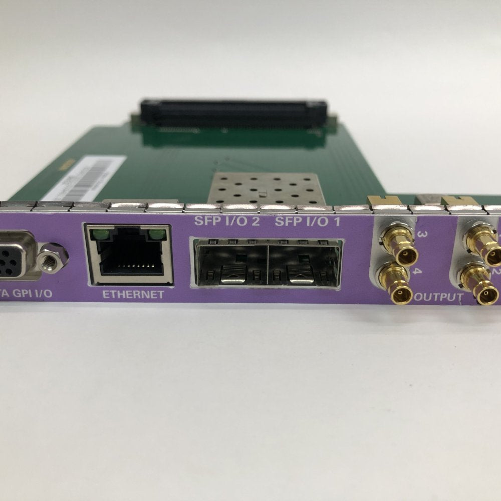 Axon U4Txxx 4x SDI I/O SFP Ethernet Metadata GPI Broadcast Card