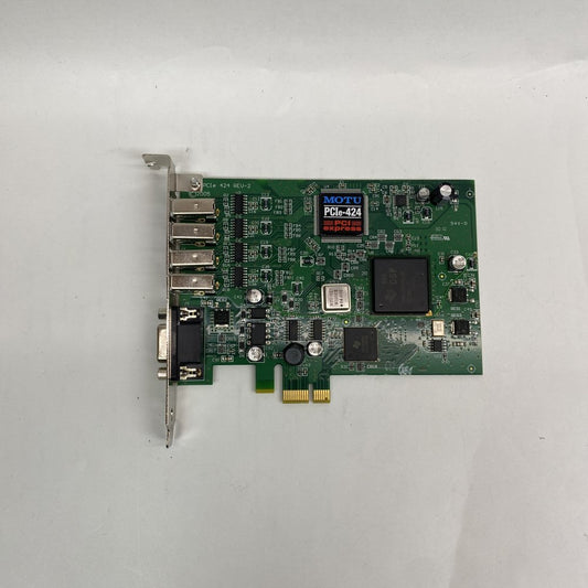 MOTU PCIe-424 PCIe Audio Interface Card 4x FireWire Ports