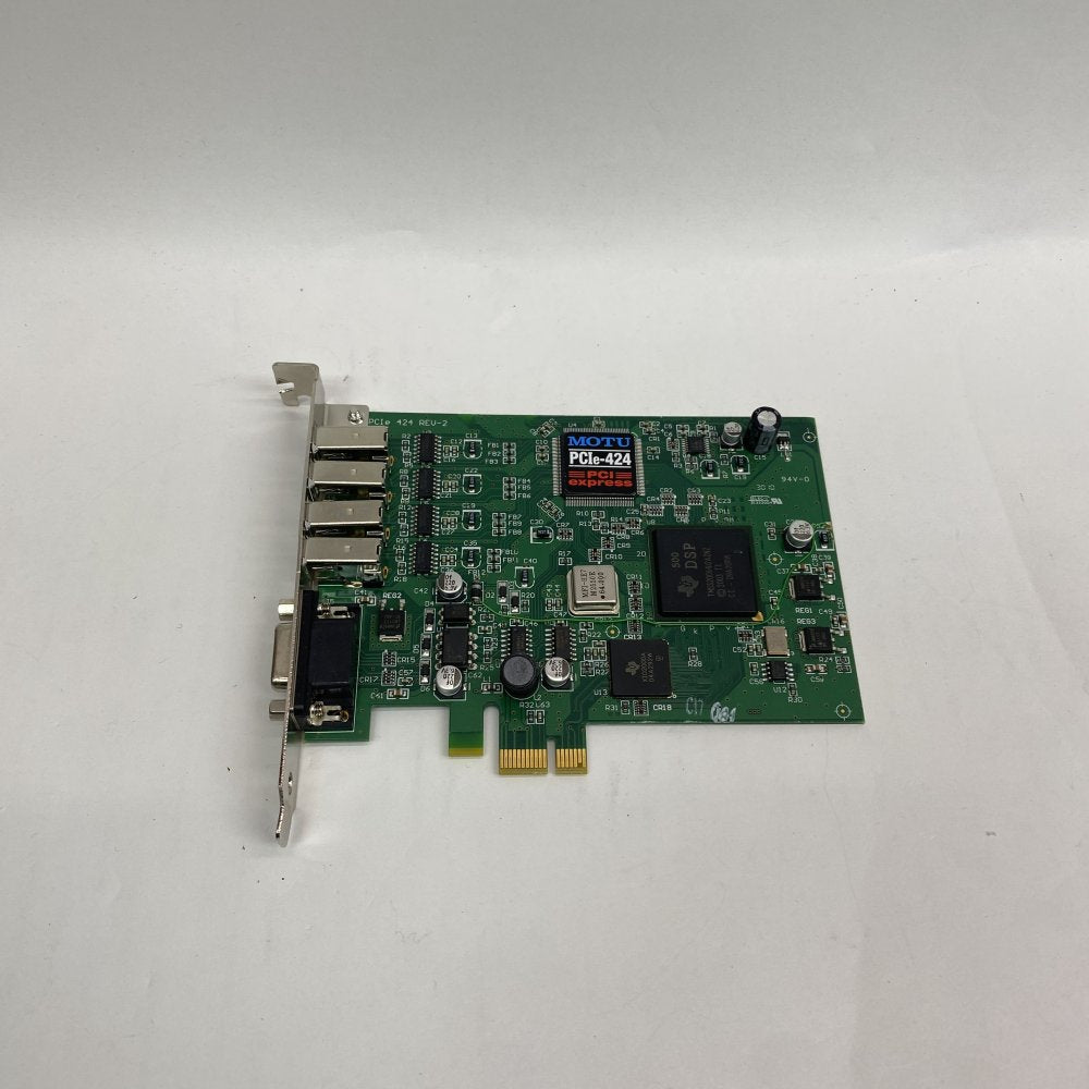 MOTU PCIe-424 PCIe Audio Interface Card 4x FireWire Ports