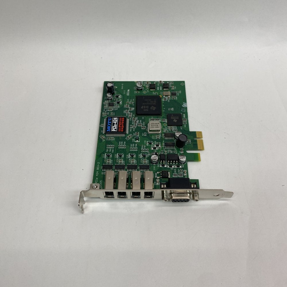 MOTU PCIe-424 PCIe Audio Interface Card 4x FireWire Ports