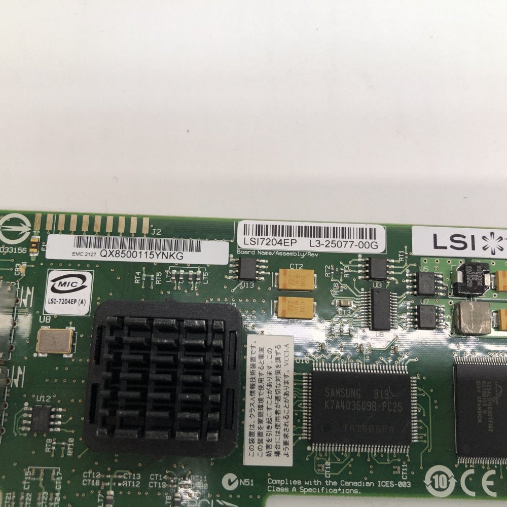 LSI 7204EP Dual-Port PCIe SFP HBA L3-25077-00G