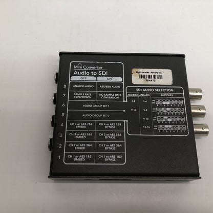 Blackmagic Design Mini Converter Audio to SDI