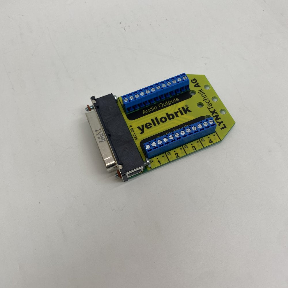 LYNX Technik Yellobrik Audio I/O Breakout Module DB25 - 4 Channels