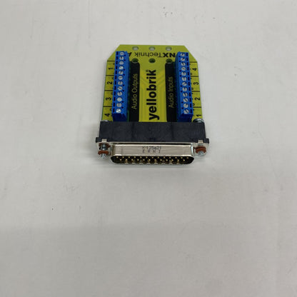 LYNX Technik Yellobrik Audio I/O Breakout Module DB25 - 4 Channels