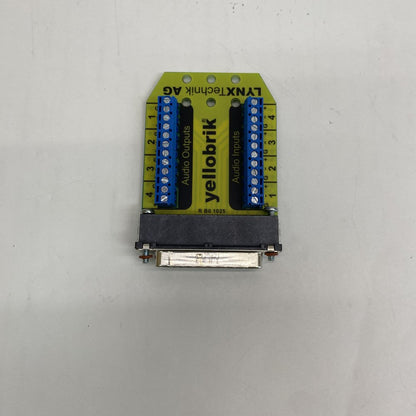 LYNX Technik Yellobrik Audio I/O Breakout Module DB25 - 4 Channels