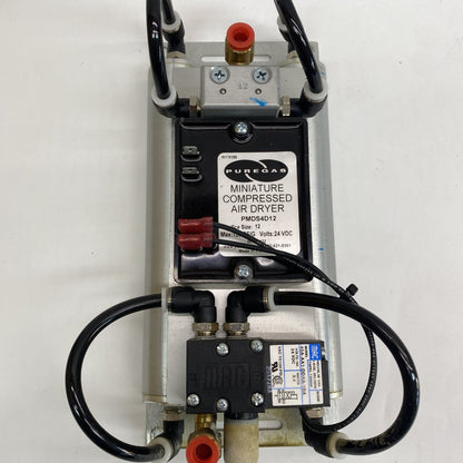 Puregas PMDS4D12 Miniature Compressed Air Dryer + MAC Solenoid Valve