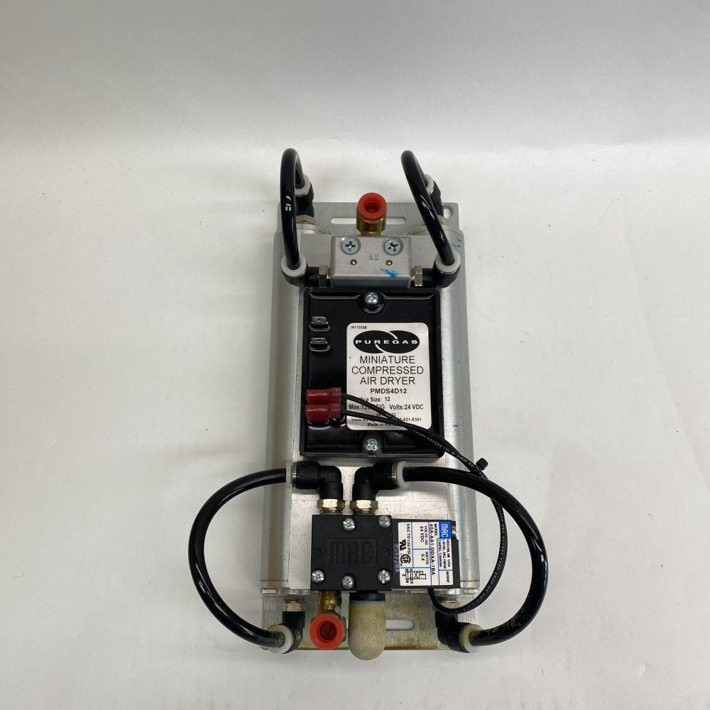 Puregas PMDS4D12 Miniature Compressed Air Dryer + MAC Solenoid Valve