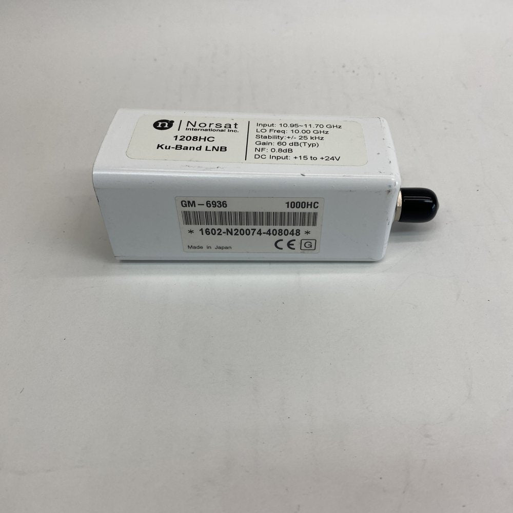 Norsat 1208HC Ku-Band LNB 10.95-11.70GHz Linear F-Type Durable Design