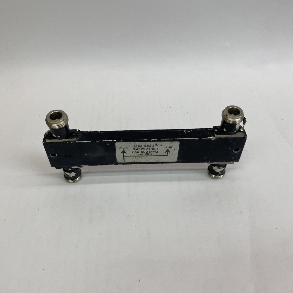 Radiall R432271000 250-500 MHz 3 dB Hybrid RF Splitter / Combiner