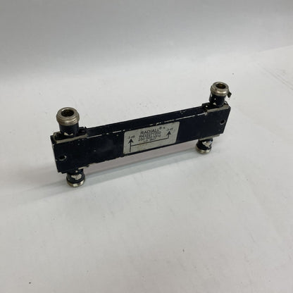 Radiall R432271000 250-500 MHz 3 dB Hybrid RF Splitter / Combiner