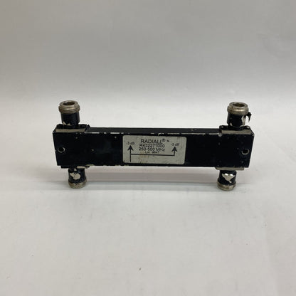 Radiall R432271000 250-500 MHz 3 dB RF Splitter Combiner Universal