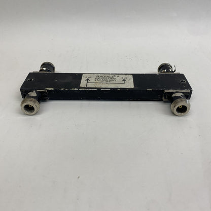 Radiall R432271000 250-500 MHz 3 dB Hybrid RF Splitter / Combiner