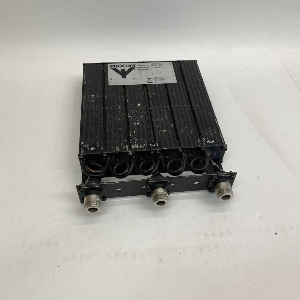 Professional 6-Way Bandpass RF Filter Procom DPF 70/6 Antenna Combiner