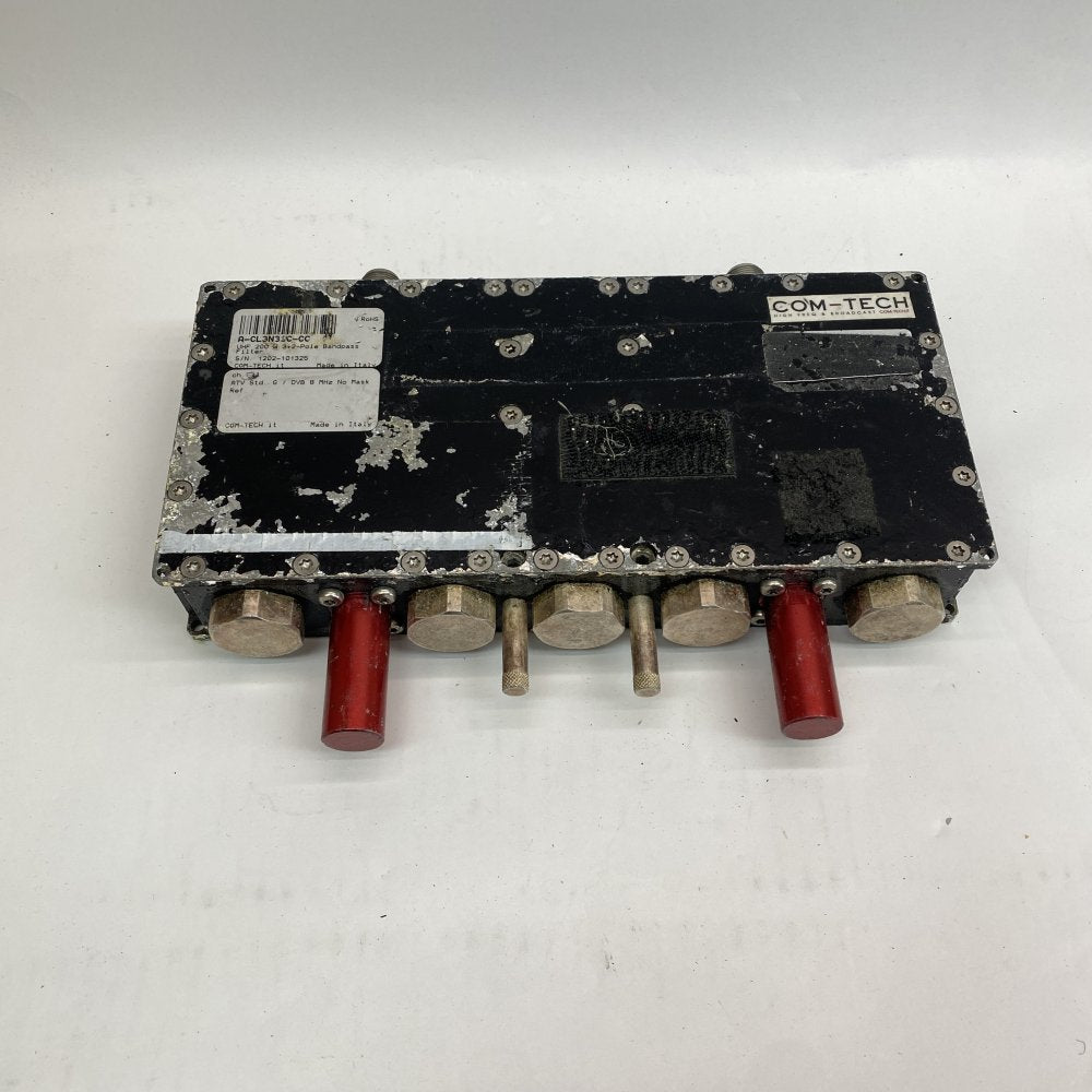 COM-TECH A-CL3N3C-CC 200W UHF 3+2-Pole Bandpass Filter Ch 34 Broadcast