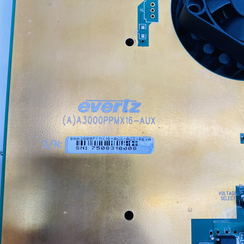 Evertz A3000PPMX16-AUX 16ch Multiviewer Processor Card PPMX16-AUX