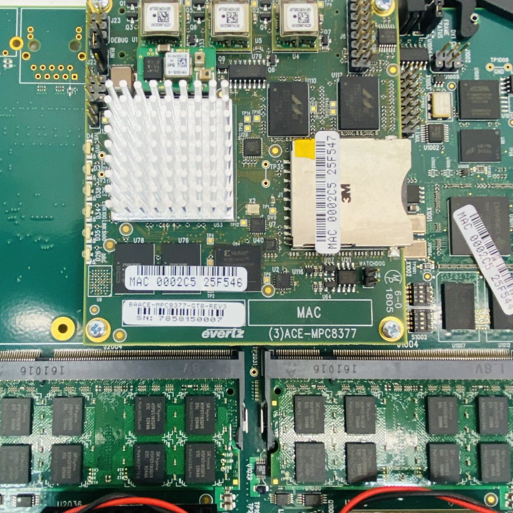 Evertz 3000MVP HDMI18-AC3 Multiviewer Card w/ ACE-MPC8377 Module