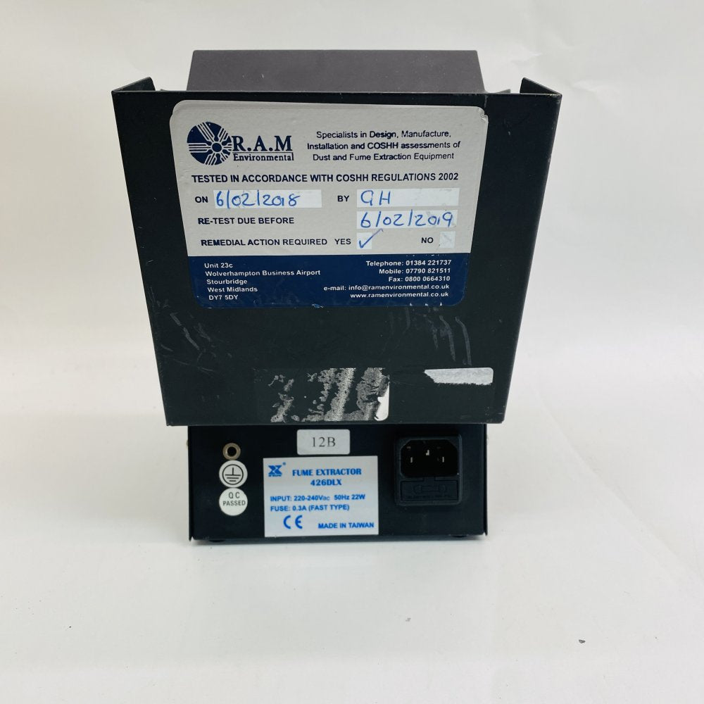 426DLX Fume Extractor Unit with Filter - Solder Smoke Extractor